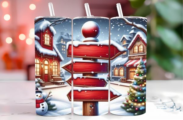 Christmas family names tumblers - Image 5