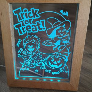Framed Halloween light