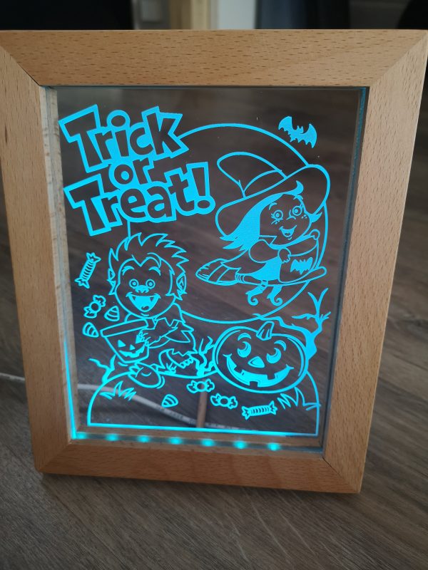 Framed Halloween light