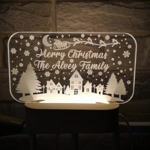 Family name christmas light