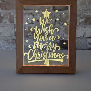 Framed christmas light