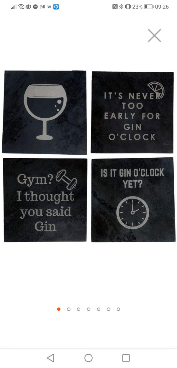 Slate coasters - Image 3