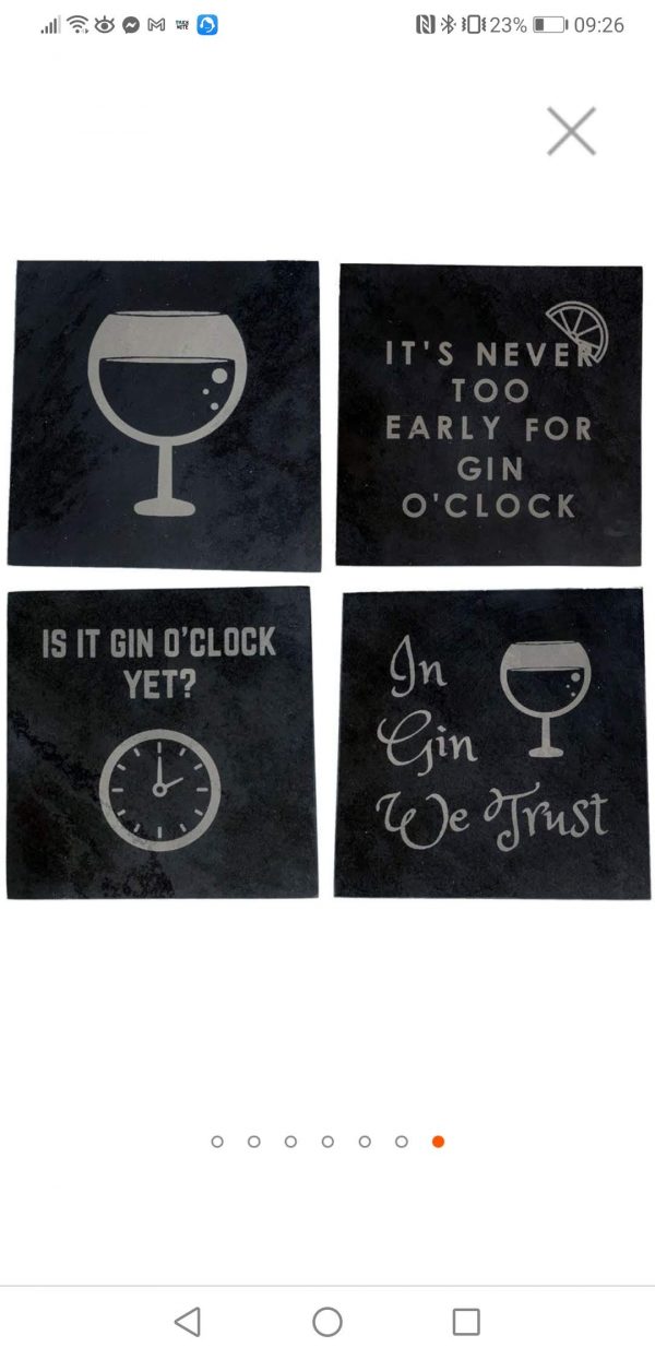 Slate coasters - Image 4